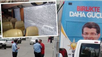 SE&Ccedil;İM OTOB&Uuml;S&Uuml;NE SİLAHLI SALDIRI