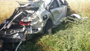 Virajı alamayan otomobil takla attı: 1 &ouml;l&uuml; 3 yaralı