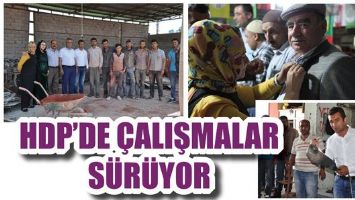 HDP&rsquo;DE &Ccedil;ALIŞMALAR S&Uuml;R&Uuml;YOR