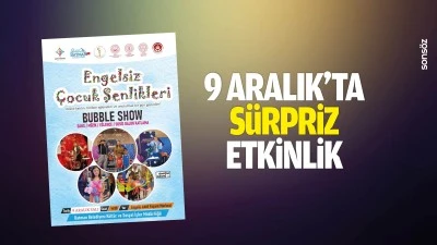 9 Aralık&rsquo;ta s&uuml;rpriz etkinlik