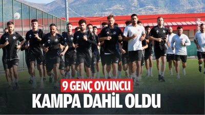 9 gen&ccedil; oyuncu, kampa dahil oldu