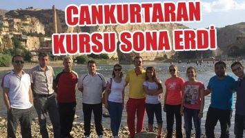 CANKURTARAN KURSU SONA ERDİ