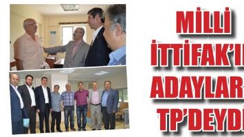 MİLLİ İTTİFAK&rsquo;IN ADAYLARI, TP&rsquo;DEYDİ