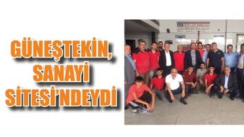 G&Uuml;NEŞTEKİN, SANAYİ SİTESİ&rsquo;NDEYDİ
