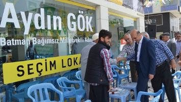 &Ouml;ZDEMİR, BAĞIMSIZ ADAYI ZİYARET ETTİ