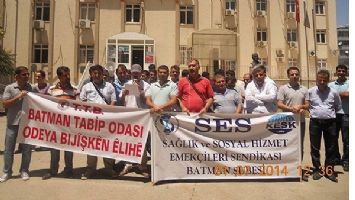 SAĞLIK&Ccedil;ILAR, M&Uuml;EZZİNOĞLU&rsquo;NA SESLENDİ