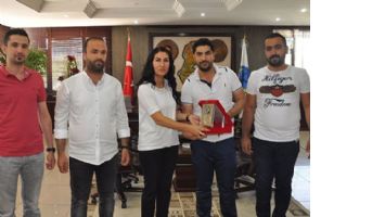 M&Uuml;SİAD&rsquo;DAN BELEDİYEYE ZİYARET...