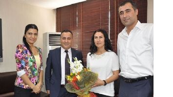 DENİZBANK&rsquo;TA EŞBAŞKANLAR&rsquo;A ZİYARET...
