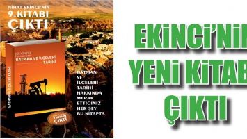 EKİNCİ&rsquo;NİN YENİ KİTABI &Ccedil;IKTI