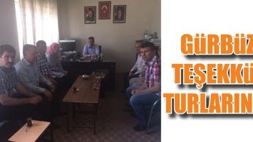 G&Uuml;RB&Uuml;Z, TEŞEKK&Uuml;R TURLARINDA