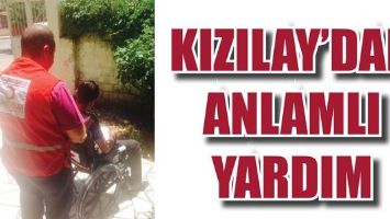 KIZILAY&rsquo;DAN ANLAMLI YARDIM