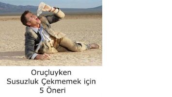 Oru&ccedil;luyken susuzluk &ccedil;ekmemek i&ccedil;in 5 &ouml;neri