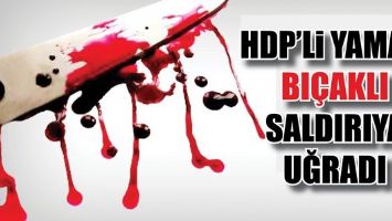 HDP&rsquo;Lİ YAMAN, BI&Ccedil;AKLI SALDIRIYA UĞRADI