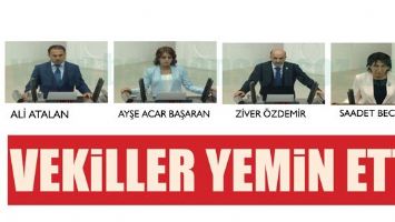 VEKİLLER YEMİN ETTİ