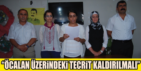&ldquo;&Ouml;CALAN &Uuml;ZERİNDEKİ TECRİT KALDIRILMALI&rdquo;