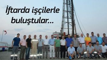İFTARDA İŞ&Ccedil;İLERLE BULUŞTULAR