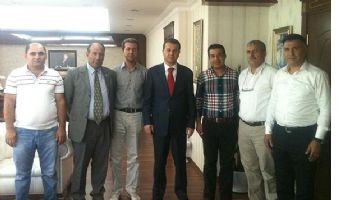 KIZILAY HEYETİ, VALİ&rsquo;Yİ ZİYARET ETTİ&hellip;