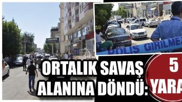 ORTALIK SAVAŞ ALANINA D&Ouml;ND&Uuml;: 5 YARALI