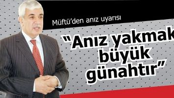 M&Uuml;FT&Uuml;&rsquo;DEN ANIZ UYARISI