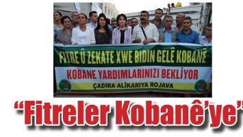 HDP&rsquo;Lİ VEKİLLER &ldquo;FİTRELER KOBAN&Ecirc;&rsquo;YE&rdquo;