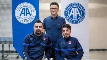 AA Spor Kul&uuml;b&uuml; Milli Sporcuları Kabul Etti