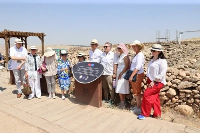 AB T&uuml;rkiye Delegasyonu Başkanı B&uuml;y&uuml;kel&ccedil;i Ossowski, G&ouml;beklitepe'de