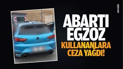 Abartı egzoz kullananlara ceza yağdı!
