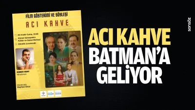 Acı Kahve, Batman&rsquo;a geliyor