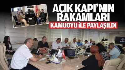A&ccedil;ık Kapı&rsquo;nın rakamları kamuoyu ile paylaşıldı