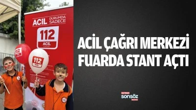 Acil &Ccedil;ağrı Merkezi, fuarda stant a&ccedil;tı