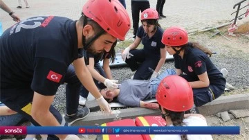 Acil durum ve ilk yardım tatbikatı yapıldı