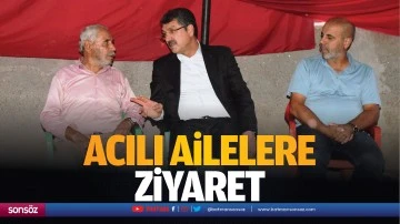 Acılı ailelere ziyaret&hellip;