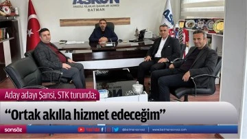 &ldquo;Ortak akılla hizmet edeceğim&rdquo;