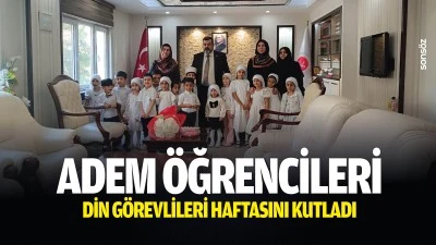 ADEM &ouml;ğrencileri, din g&ouml;revlileri haftasını kutladı