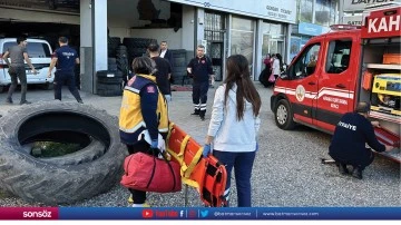 Adıyaman'da asans&ouml;r boşluğuna d&uuml;şen kişi yaralandı