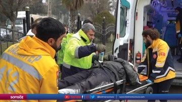 Adıyaman'da devrilen motosikletin s&uuml;r&uuml;c&uuml;s&uuml; yaralandı