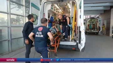 Adıyaman'da devrilen otomobildeki 5 kişi yaralandı