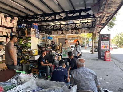 Adıyaman'da esnaf ve vatandaşlara 115 Danışma Hattı hakkında bilgi verildi