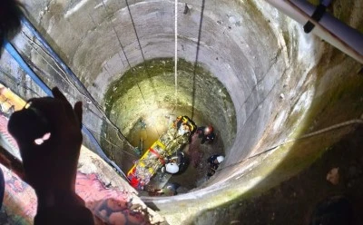 Adıyaman'da su kuyusuna d&uuml;şen kişi kurtarıldı