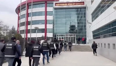 Adıyaman'da tarihi eser ka&ccedil;ak&ccedil;ılığı operasyonunda 9 ş&uuml;pheli yakalandı