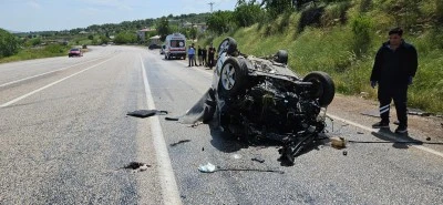 Adıyaman'da trafik kazasısında 2 kişi yaralandı