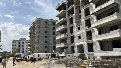 Adıyaman'da y&uuml;ksekten d&uuml;şen inşaat iş&ccedil;isi &ouml;ld&uuml;