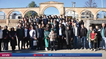 Adıyamanlı &ouml;ğretmen ve &ouml;ğrencilerden Siverek'e vefa ziyareti