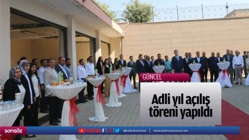 Adli yıl a&ccedil;ılış t&ouml;reni yapıldı