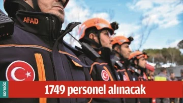 AFAD 1749 PERSONEL ALACAK