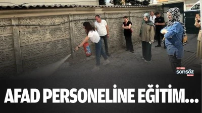AFAD personeline eğitim&hellip;