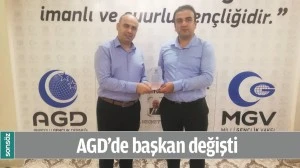 AGD&rsquo;DE BAŞKAN DEĞİŞTİ