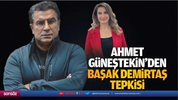 Ahmet G&uuml;neştekin&rsquo;den Başak Demirtaş tepkisi