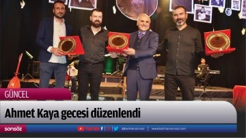 Ahmet Kaya gecesi d&uuml;zenlendi