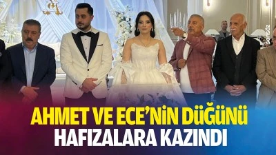 Ahmet ve Ece&rsquo;nin D&uuml;ğ&uuml;n&uuml; hafızalara kazındı